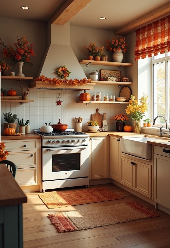 20 Kitchen Inspiration Ideas That Will Transform Your Space into a Culinary Paradise! - 20. Seasonal Decor for a Fresh Feel
