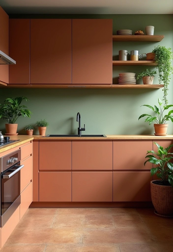 20 Kitchen Inspiration Ideas That Will Transform Your Space into a Culinary Paradise! - 5. Earthy Tones for a Natural Feel