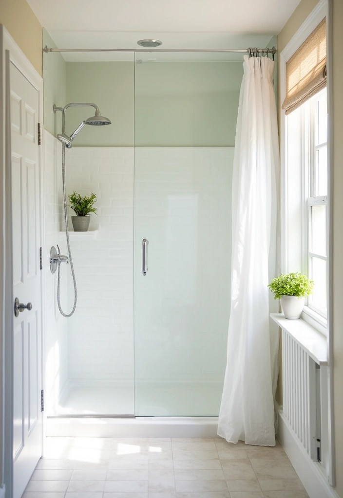 21 Cozy Small Bathroom Ideas That Maximize Space and Style (You Need to See #11!) - 1. Light Colors for an Airy Feel