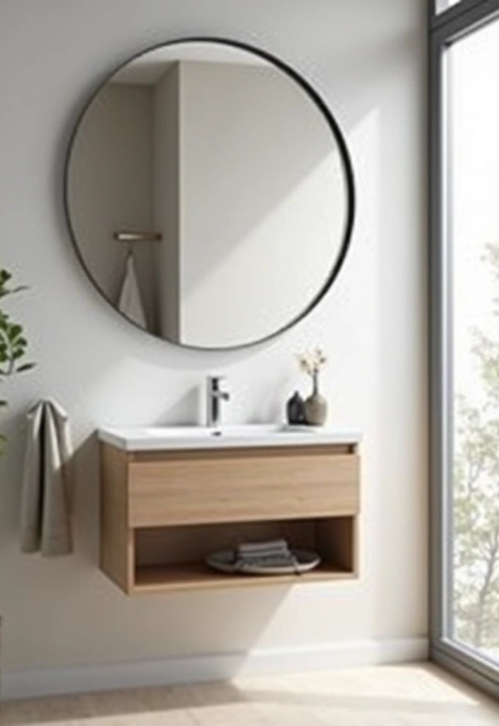 21 Cozy Small Bathroom Ideas That Maximize Space and Style (You Need to See #11!) - 2. Floating Vanities for Space Efficiency
