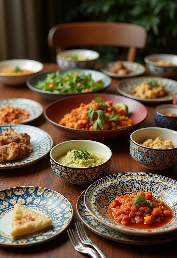 21 Handcrafted Ceramic Dinnerware Sets That Will Make Every Meal Feel Special! - 13. Cultural Inspirations