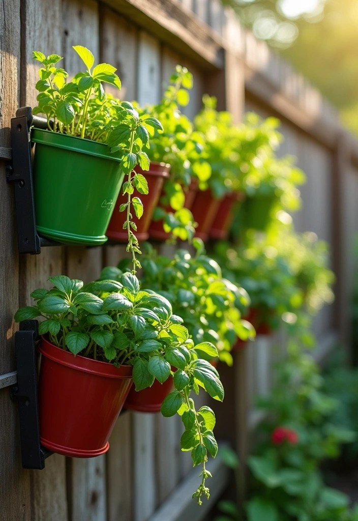 25 Tiny Garden Ideas That'll Transform Your Small Space Into a Lush Oasis! - 1. Vertical Herb Garden