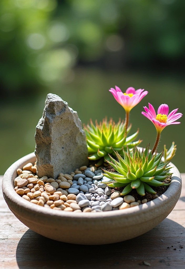 25 Tiny Garden Ideas That'll Transform Your Small Space Into a Lush Oasis! - 13. Tiny Rock Garden