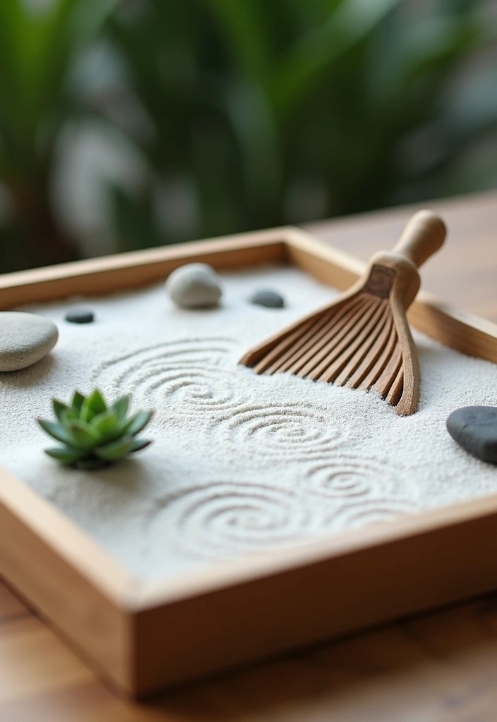 25 Tiny Garden Ideas That'll Transform Your Small Space Into a Lush Oasis! - 4. Mini Zen Garden