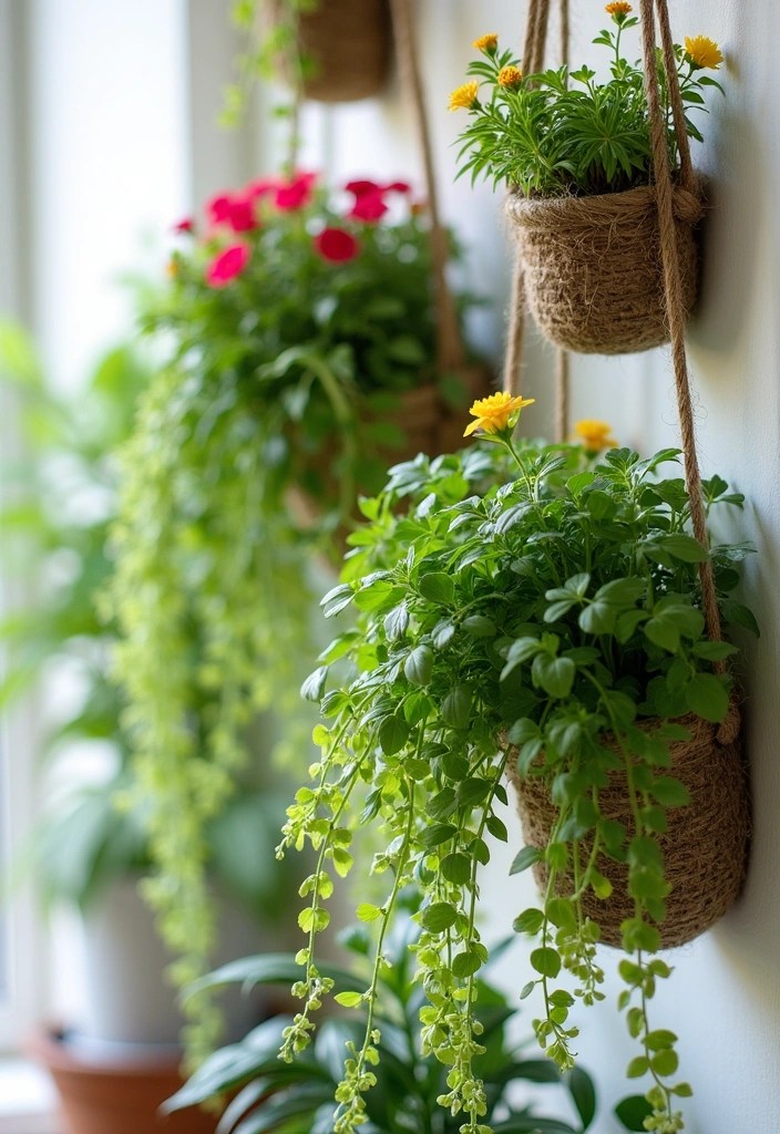 25 Tiny Garden Ideas That'll Transform Your Small Space Into a Lush Oasis! - 6. Mini Hanging Garden